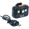 Klein Tools Rechargeable LED Headlamp and Work Light, For Hard Hats, 300 Lumens, Three Modes, All-Day Runtime 56062